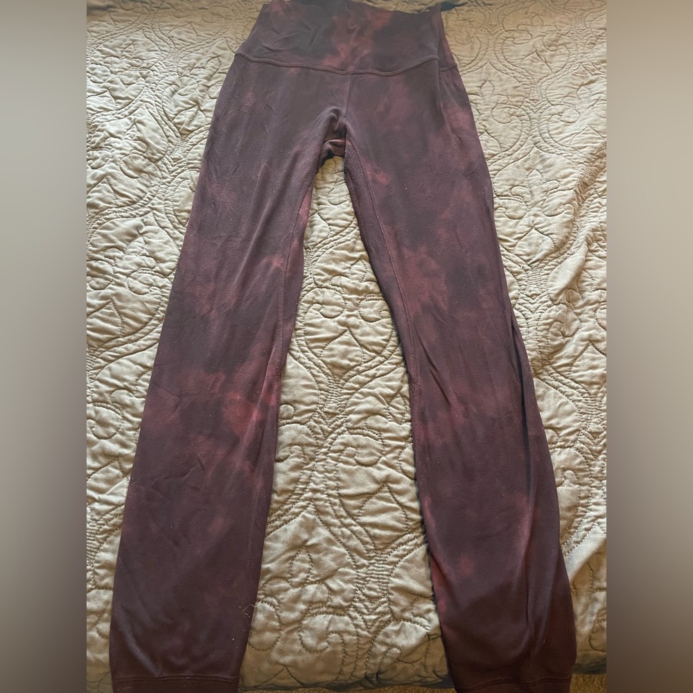lululemon athletica Maroon Leggings